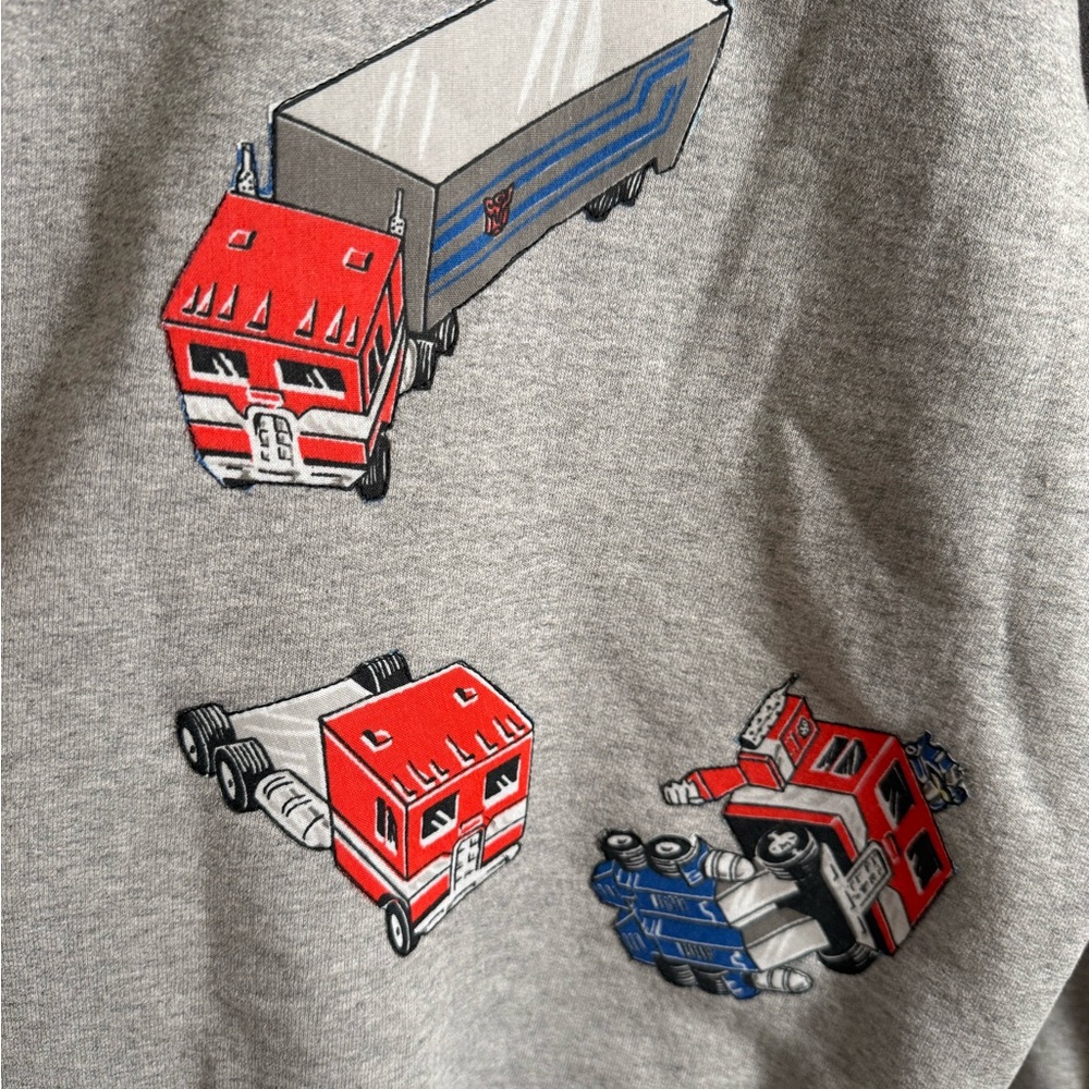 Transformers Optimus Prime Graphic Men's Sweatshirt - Picture 8 of 11